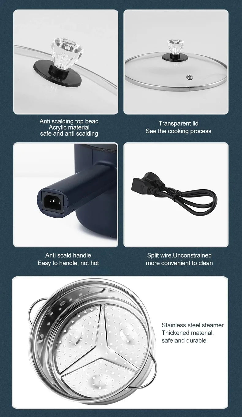 CoveCook™ Multifunction Mini Electric Cooker