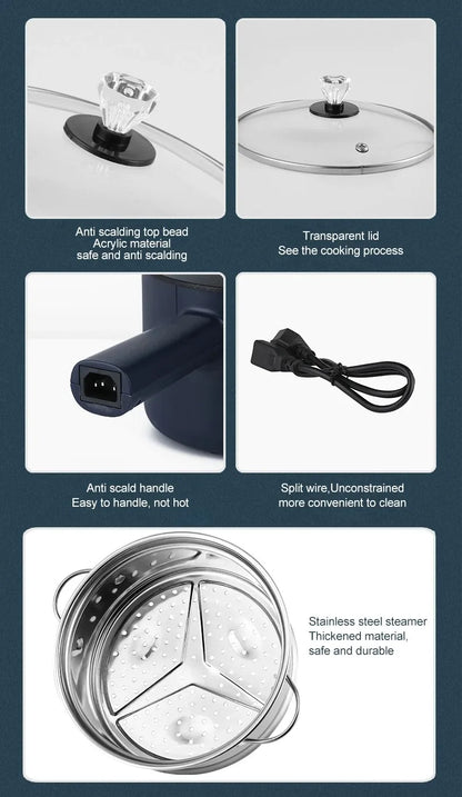 CoveCook™ Multifunction Mini Electric Cooker